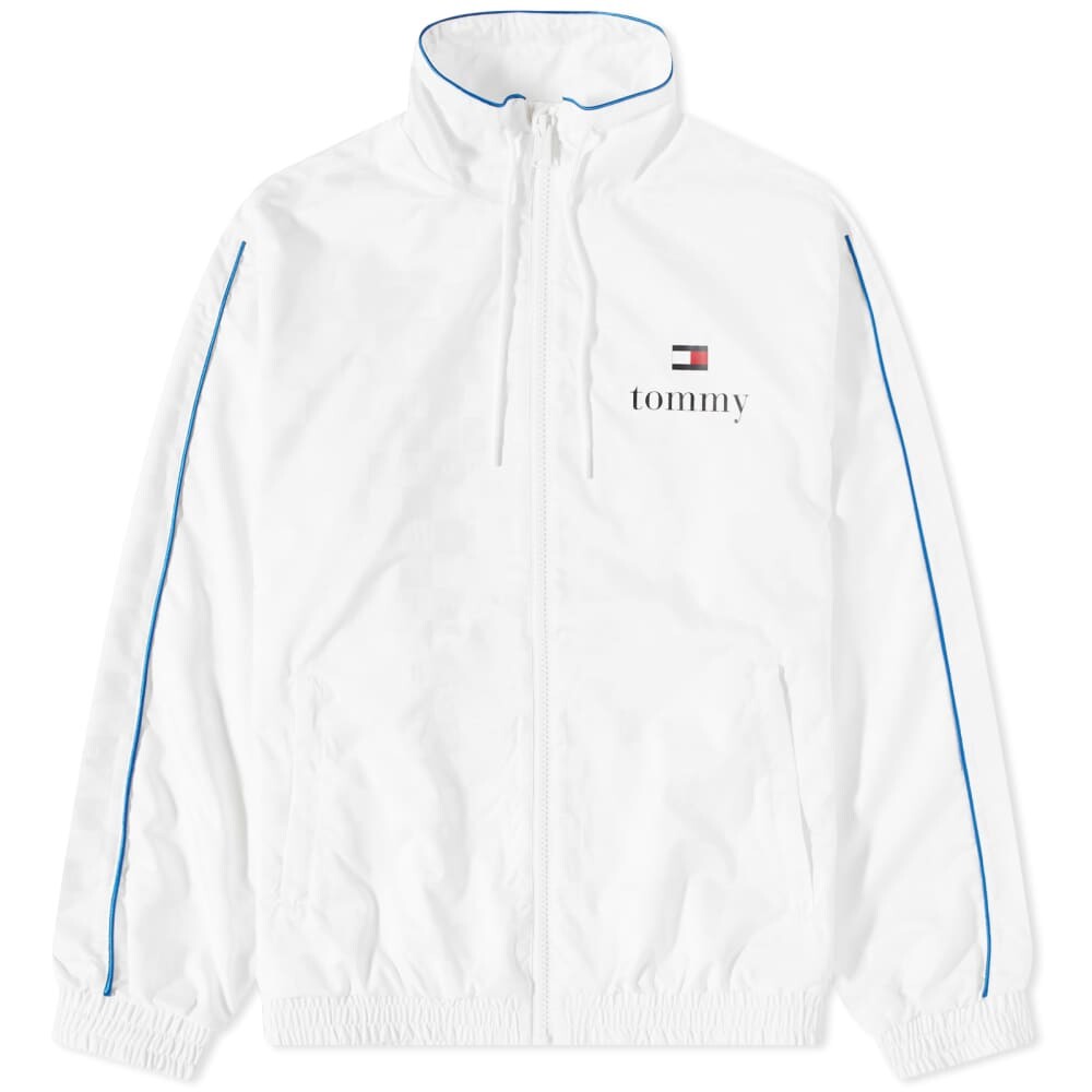 

Жаккардовый спортивный куртка Tommy Jeans TJCU с монограммой, экрю