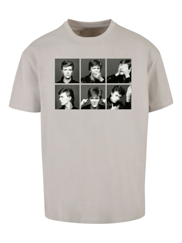 

Футболка F4NT4STIC David Bowie Photo Collage, цвет lightasphalt