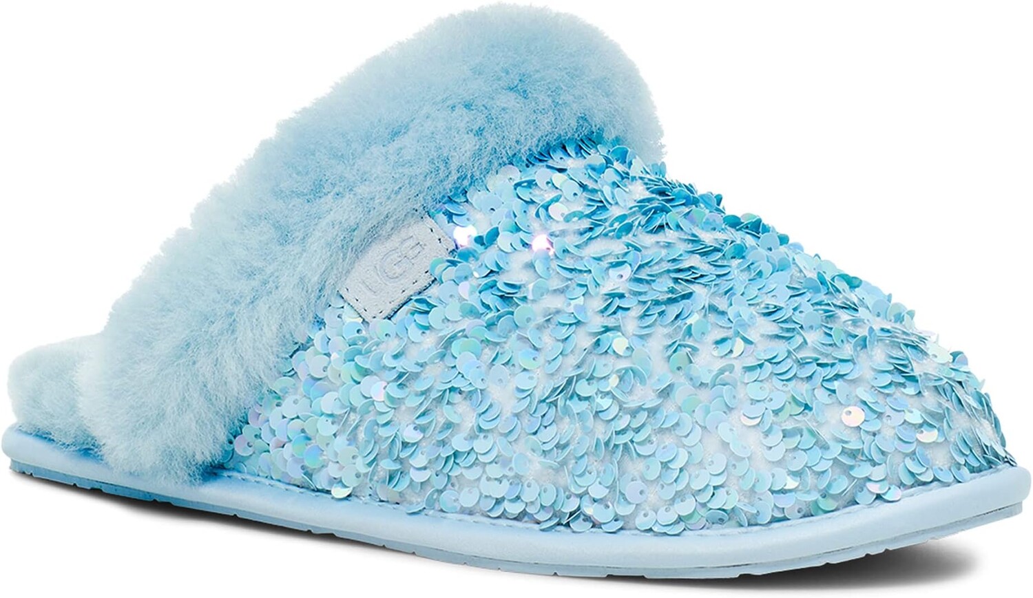 

Тапочки Scuffette II Chunky Sequin UGG, цвет Sea Breeze