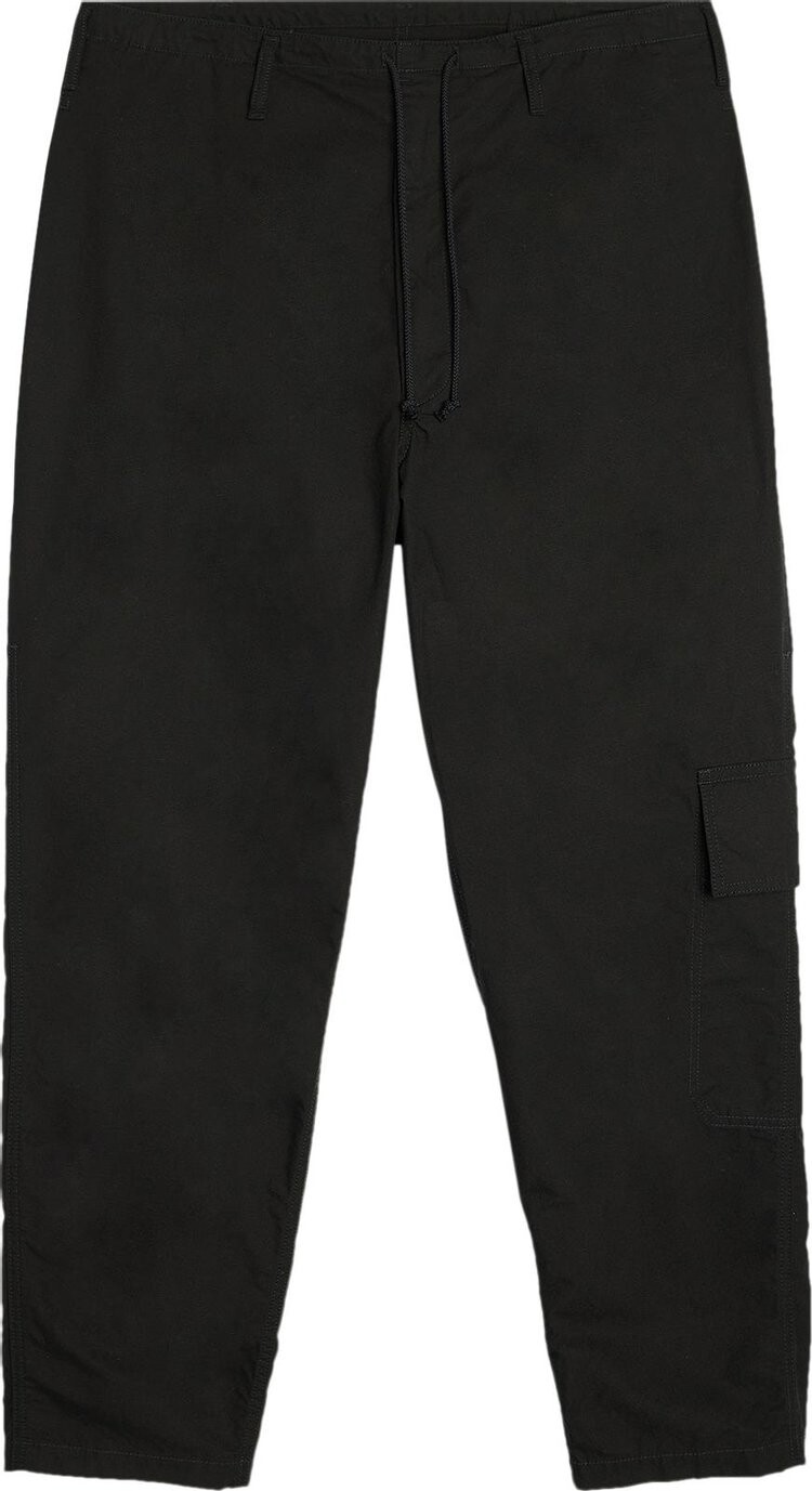 Брюки Yohji Yamamoto Pour Homme A-Side Tuck 'Black', черный