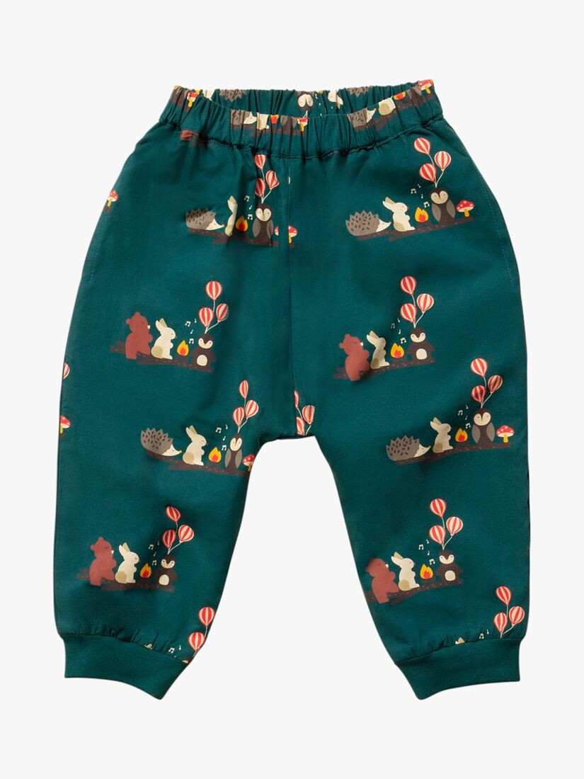 

Джоггеры из органического хлопка Baby Jelly Bean Round The Campfire Little Green Radicals, мульти