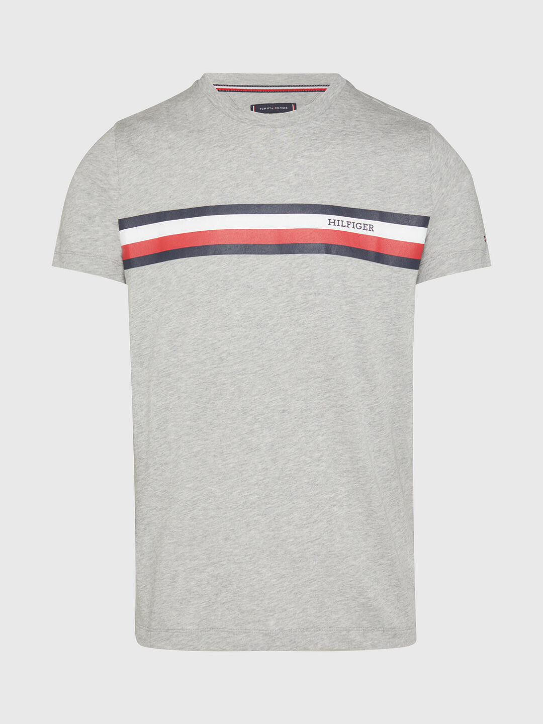 

Футболка с логотипом Tommy Hilfiger, светло-серый, Хизер
