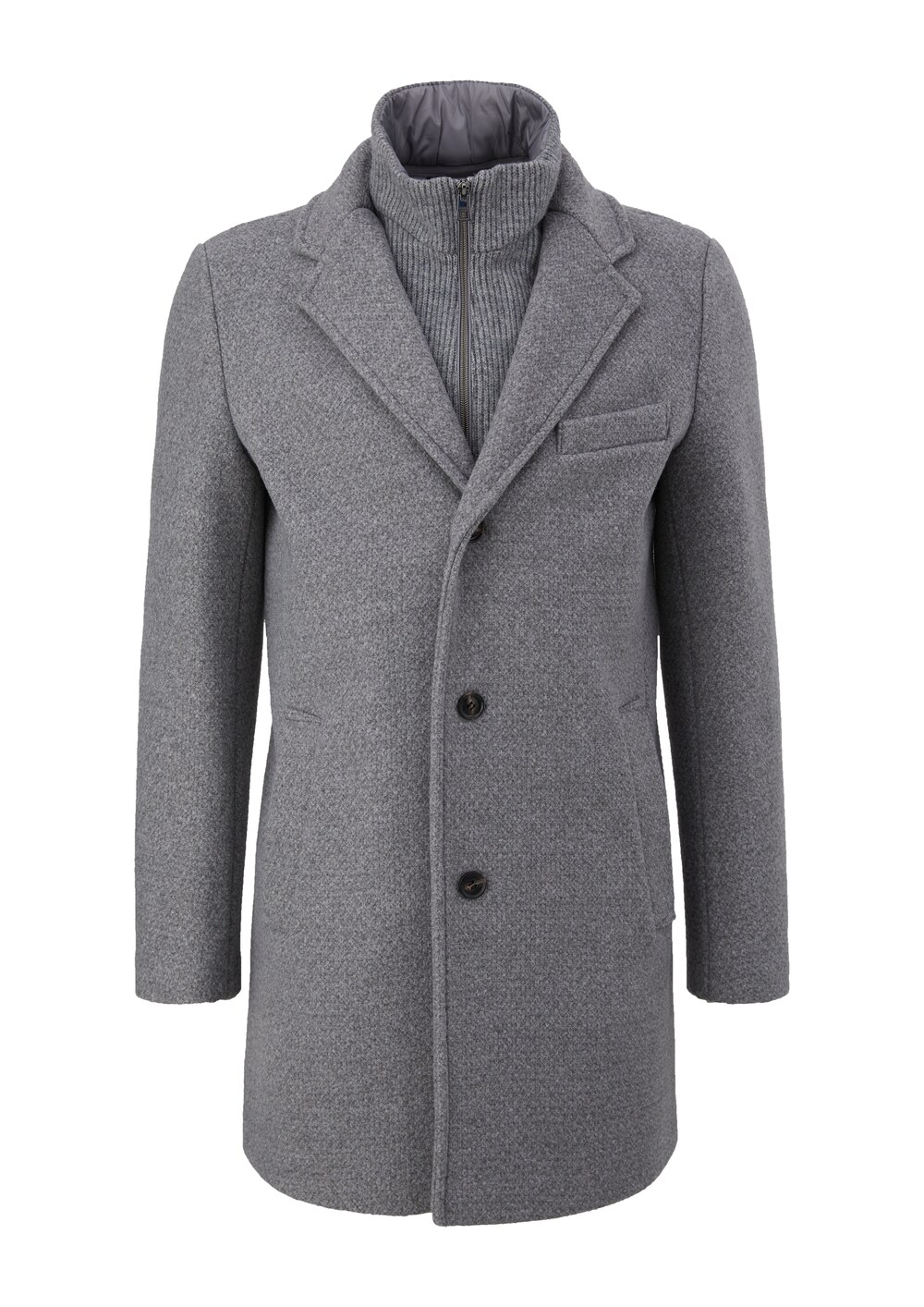 Межсезонное пальто S.Oliver, пестрый серый межсезонное пальто edited tosca пестрый серый