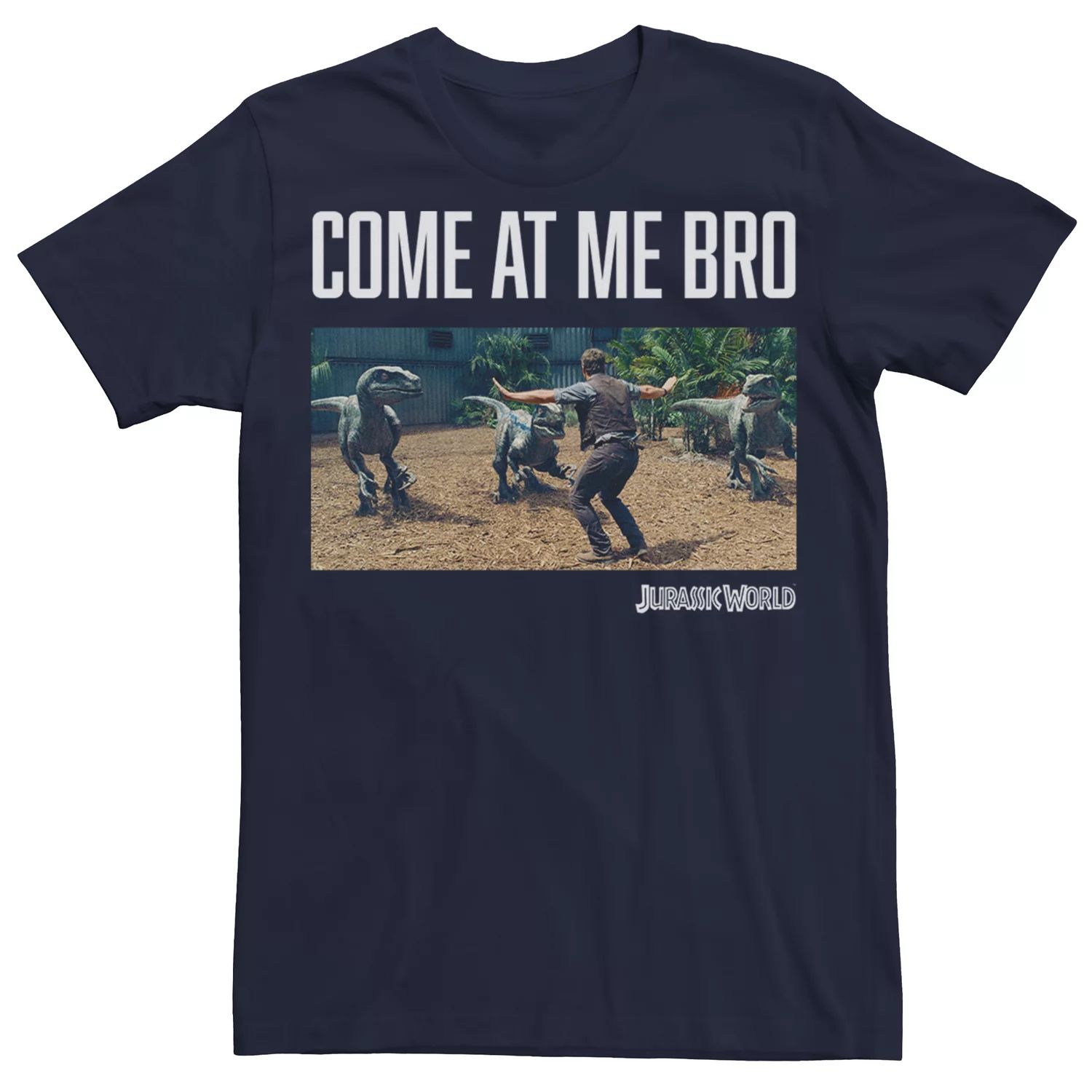 Мужская футболка Jurassic World Come At Me Bro Licensed Character