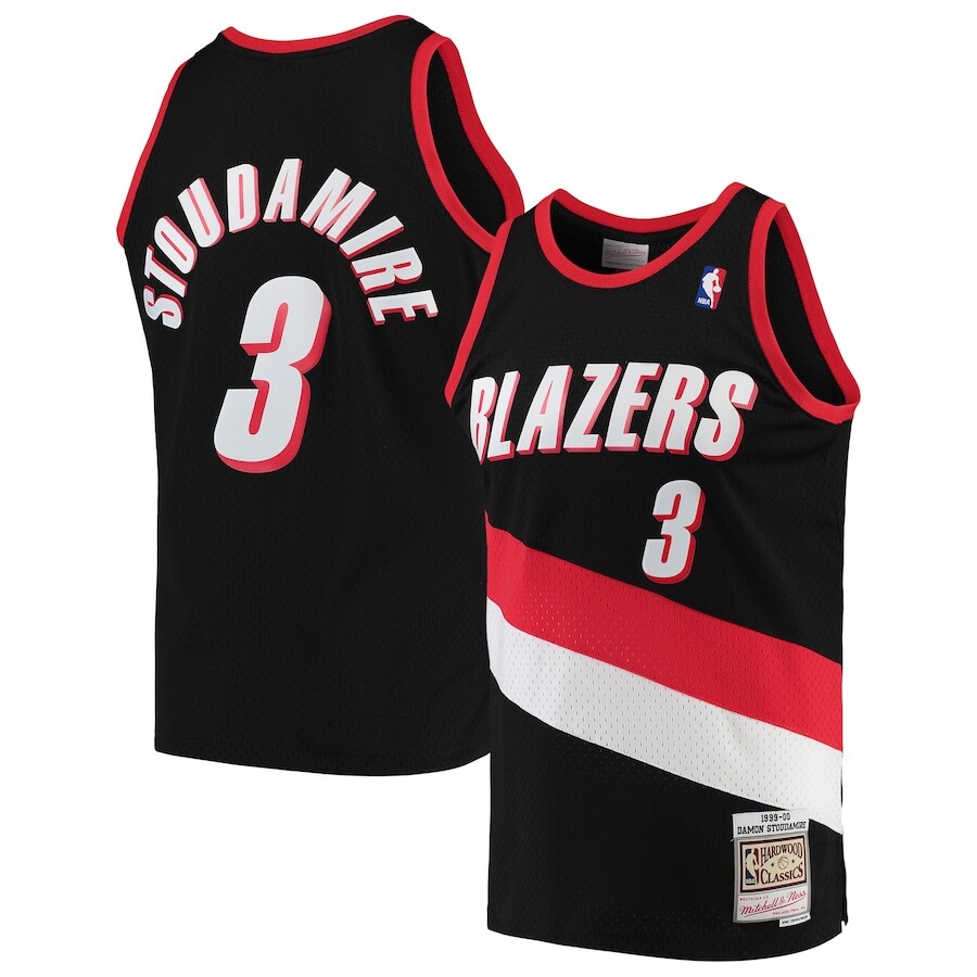 

Джерси Mitchell & Ness Portland Trail Blazers, черный