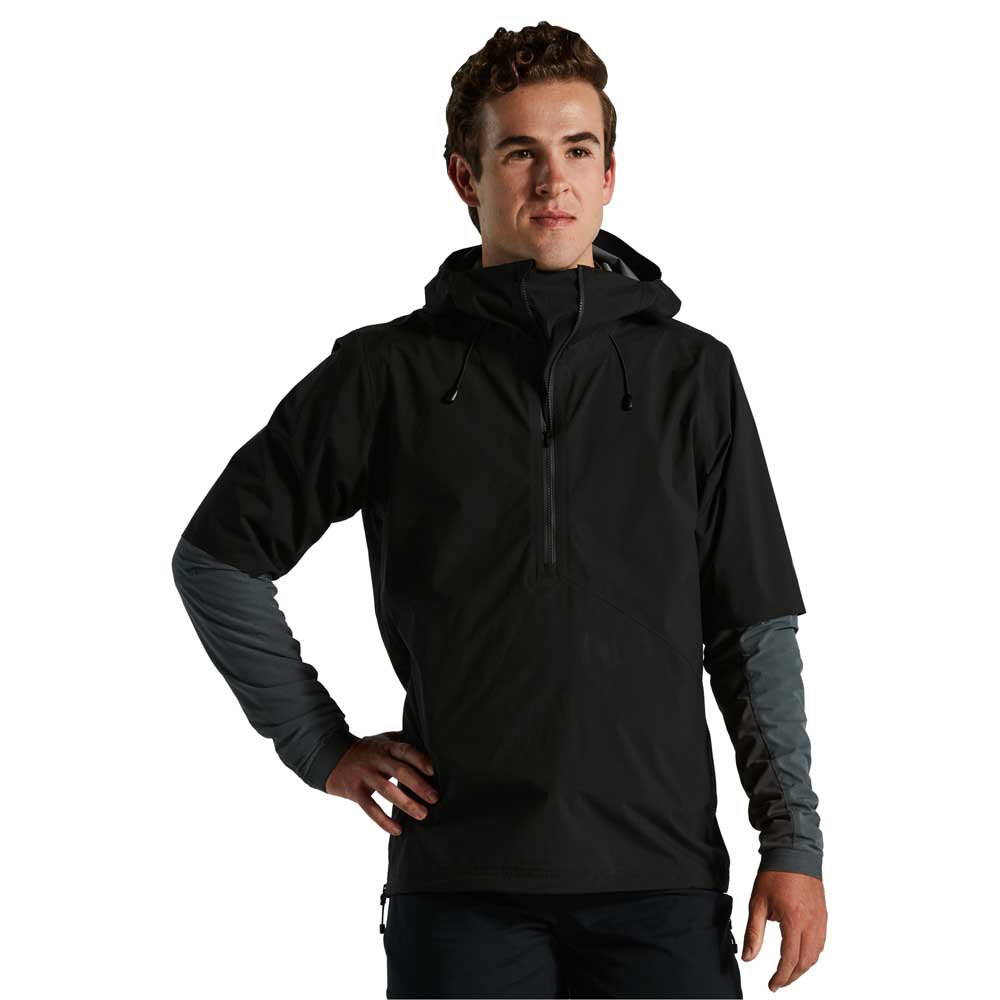 Куртка Specialized Trail-Series Rain Short Sleeve, черный куртка specialized trail rain черный
