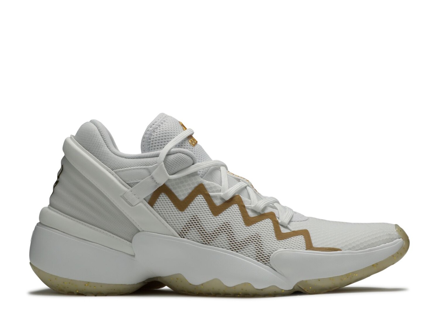 

Кроссовки adidas D.O.N. Issue #2 'White Gold Metallic', белый