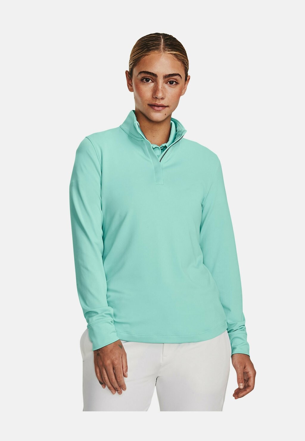 

Топ с длинными рукавами Under Armour WARMUP UA PLAYOFF 1/4 ZIP, нео-бирюзовый (361)