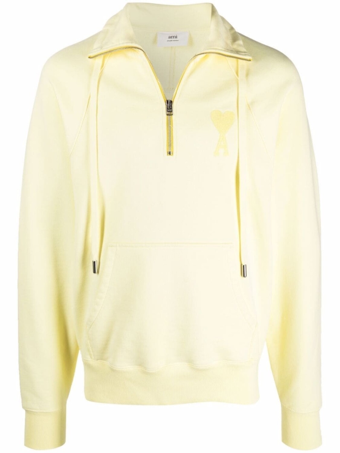 

AMI Paris толстовка с монограммой Ami de Coeur, желтый