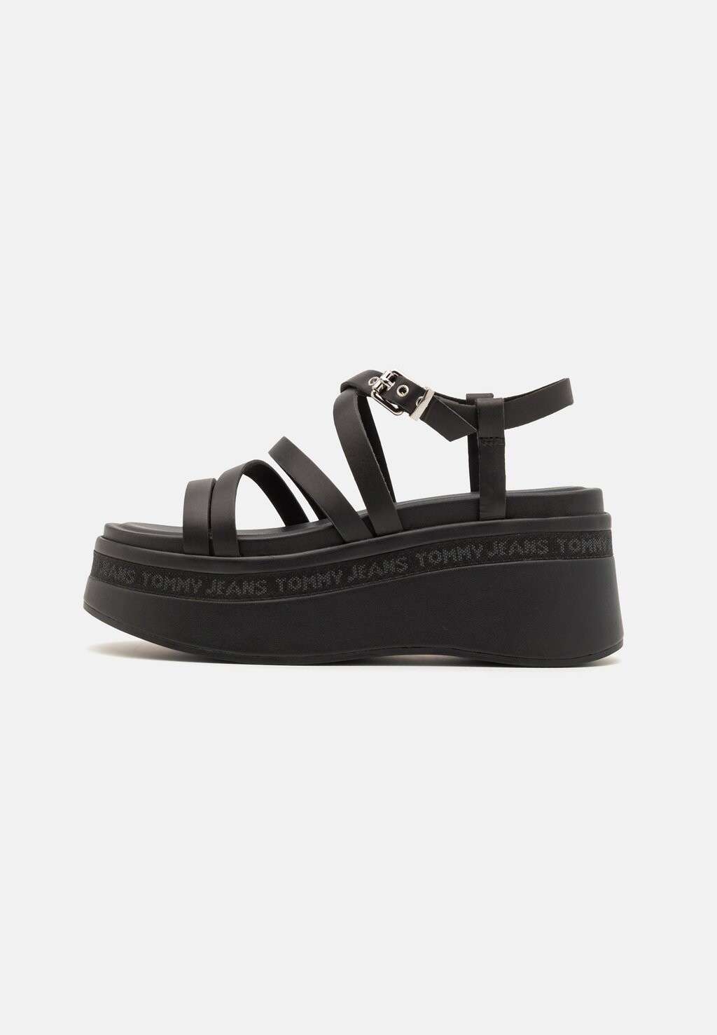 

Сандалии на платформе STRAPPY WEDGE Tommy Jeans, цвет black