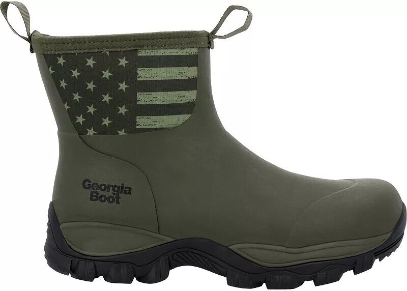 

Georgia Boots Мужские резиновые сапоги GBR средней водонепроницаемости, темно-зеленый