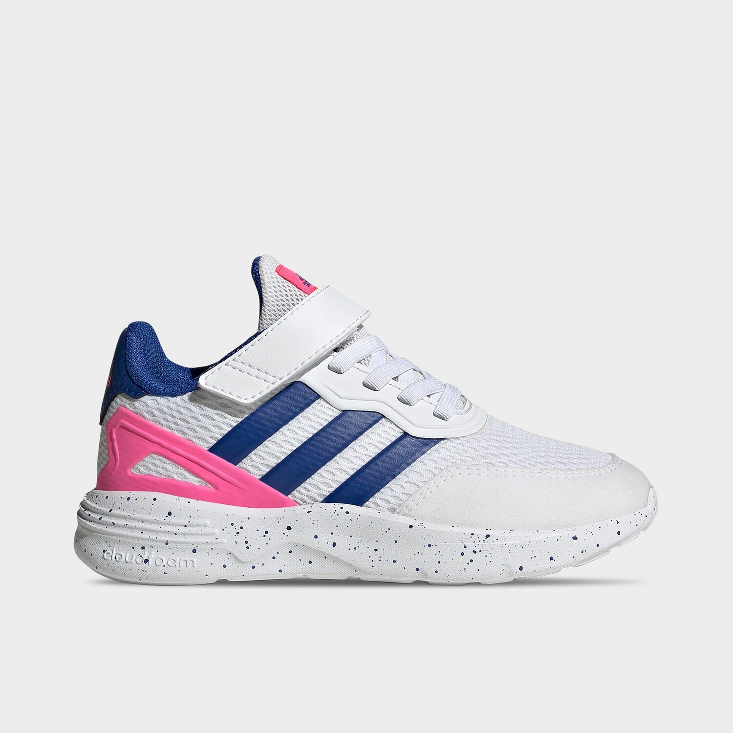 

Повседневная обувь из эластичного кружева для маленьких детей adidas Nebzed, белый