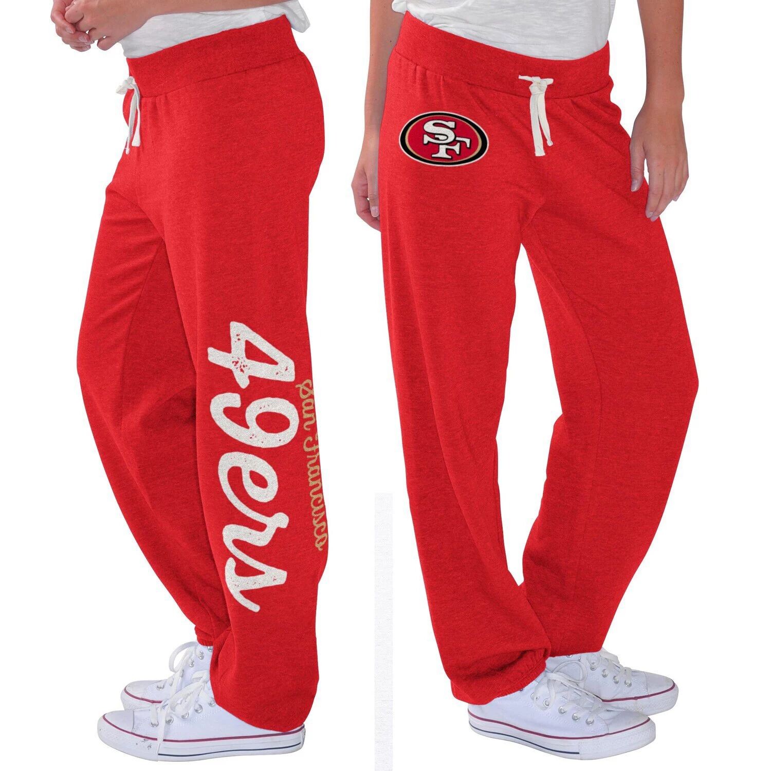 

Женские флисовые брюки G-III 4Her от Carl Banks Scarlet San Francisco 49ers Scrimmage G-III