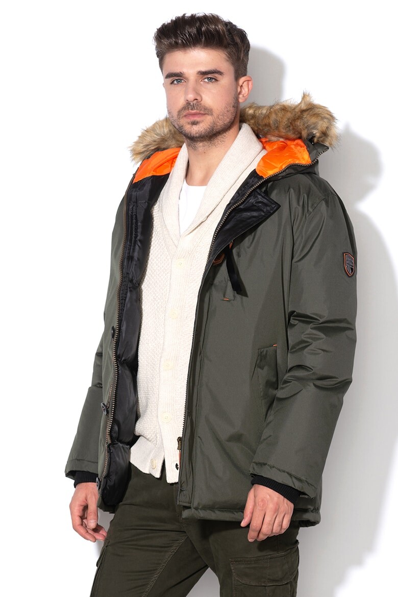 

Стеганая куртка Darwin со съемным эко-пухом Geographical Norway, хаки