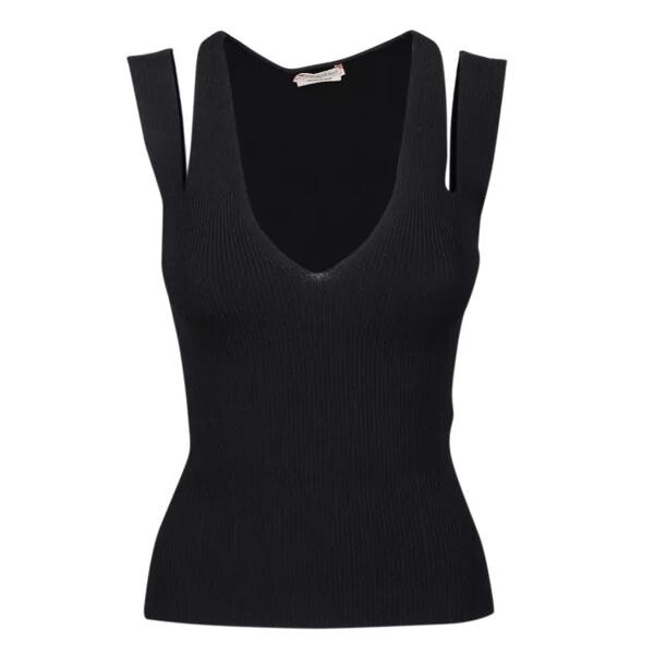 

Футболка sleeveless scoop neck top Alexander Mcqueen, мультиколор