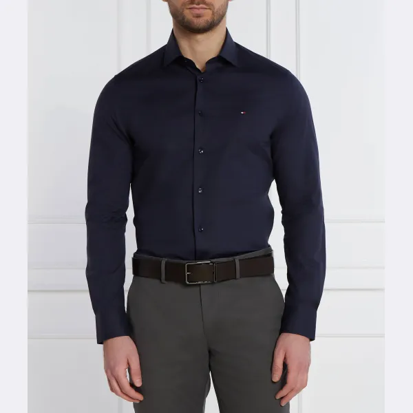 

Рубашка узкого кроя Tommy Hilfiger, синий