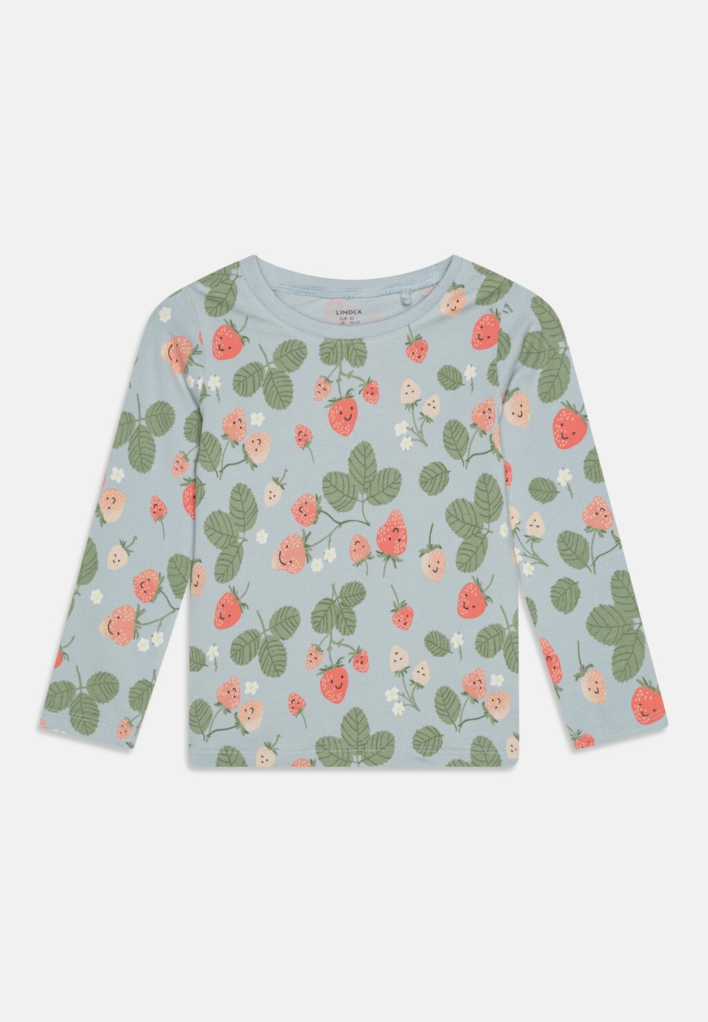 

Топ с длинными рукавами STRAWBERRIES UNISEX Lindex, цвет light blue