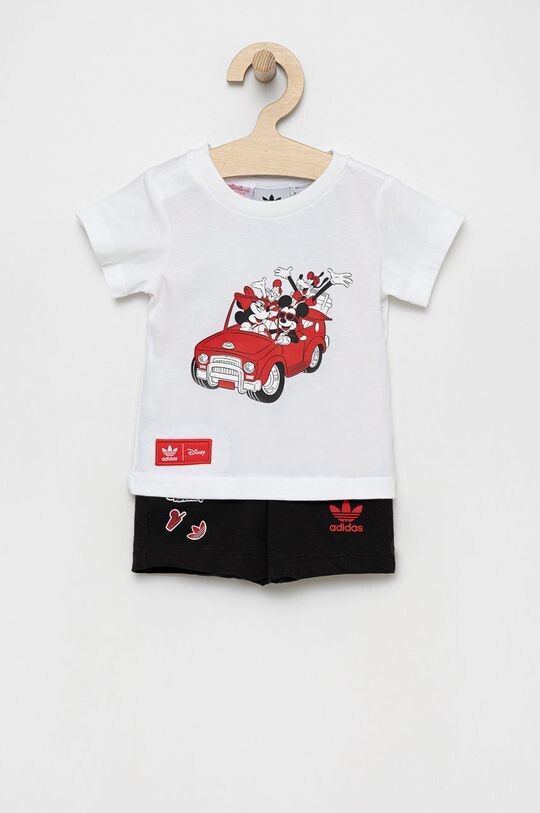 

Детский хлопковый комплект adidas Originals Disney HF7538, белый