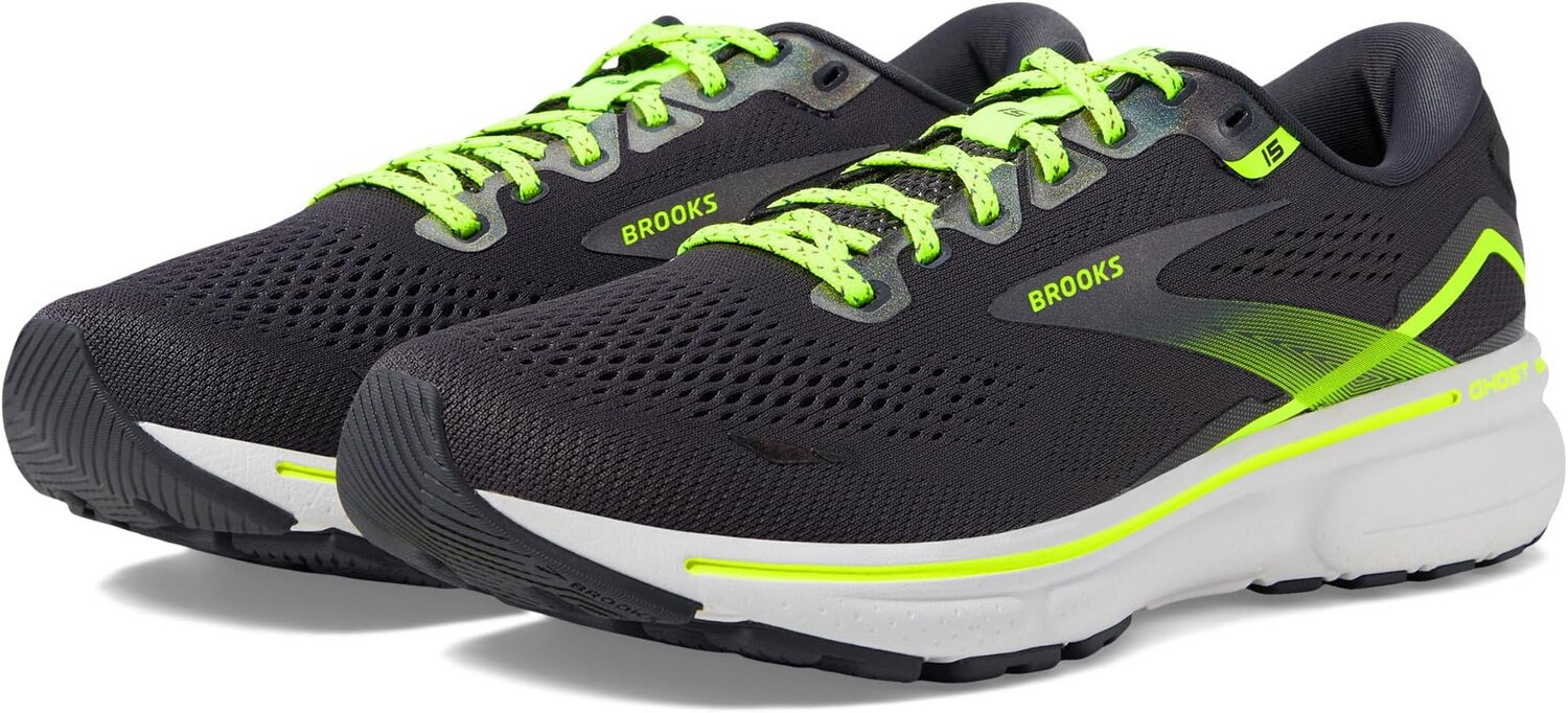 

Кроссовки Brooks Ghost 15, цвет Ebony/White/Nightlife