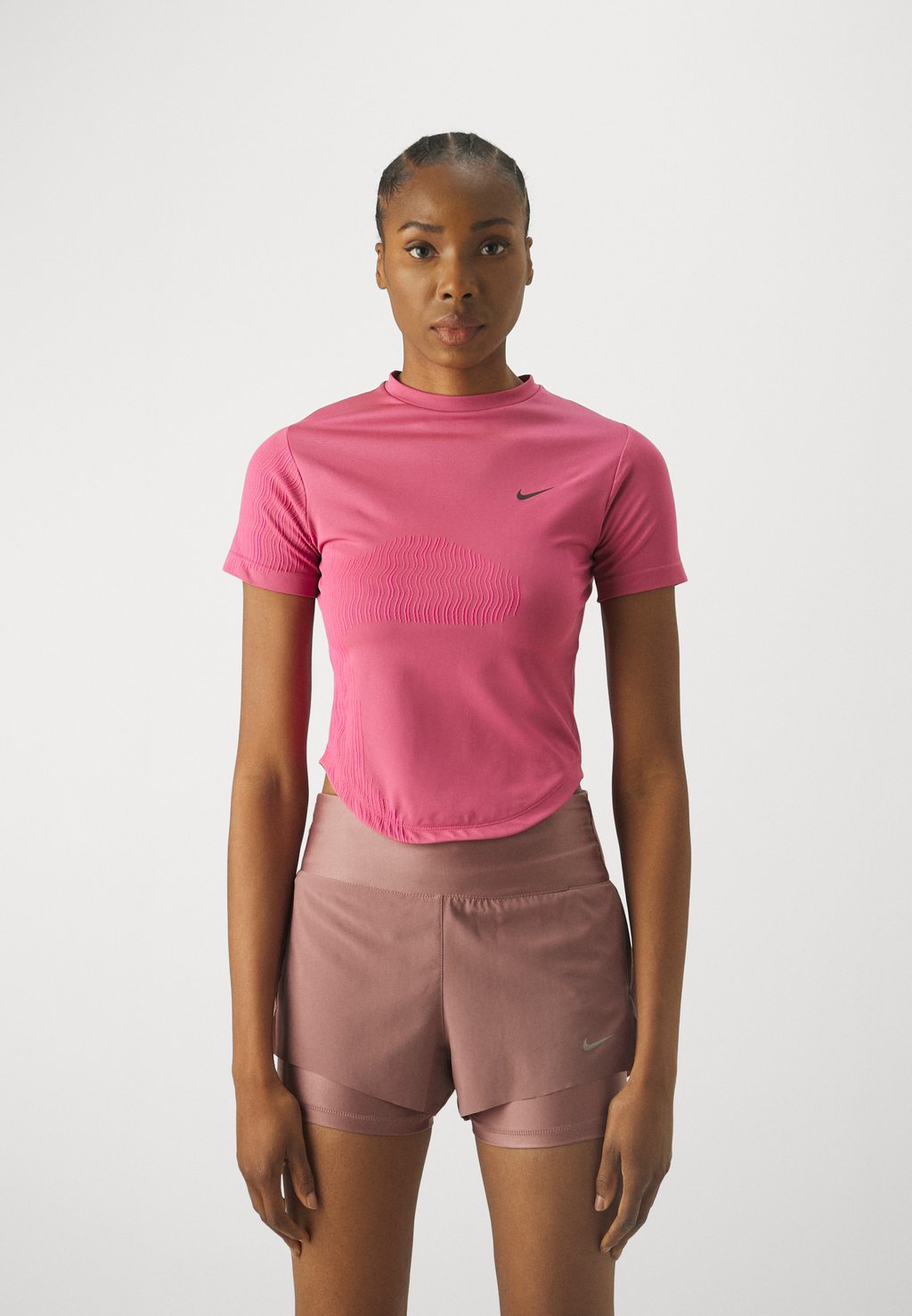 Спортивная футболка Nike, алхимический розовый/дымчато-лиловый