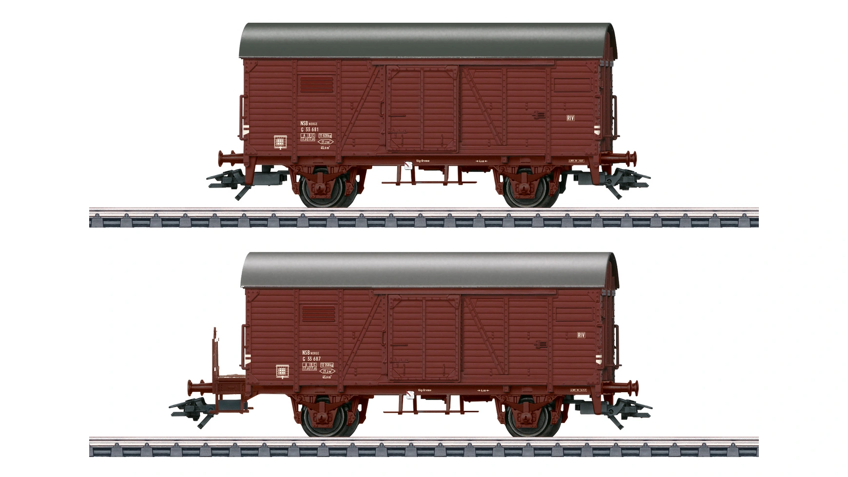 Комплект грузовых вагонов nsb Märklin
