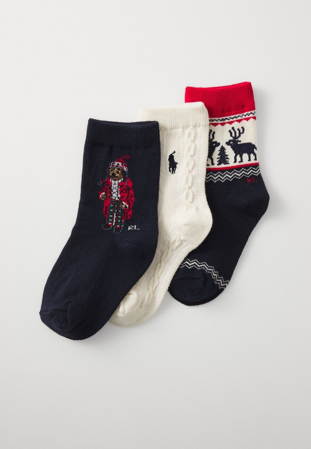 

Носки CREW SOCK UNISEX 3 PACK Polo Ralph Lauren, мультиколор
