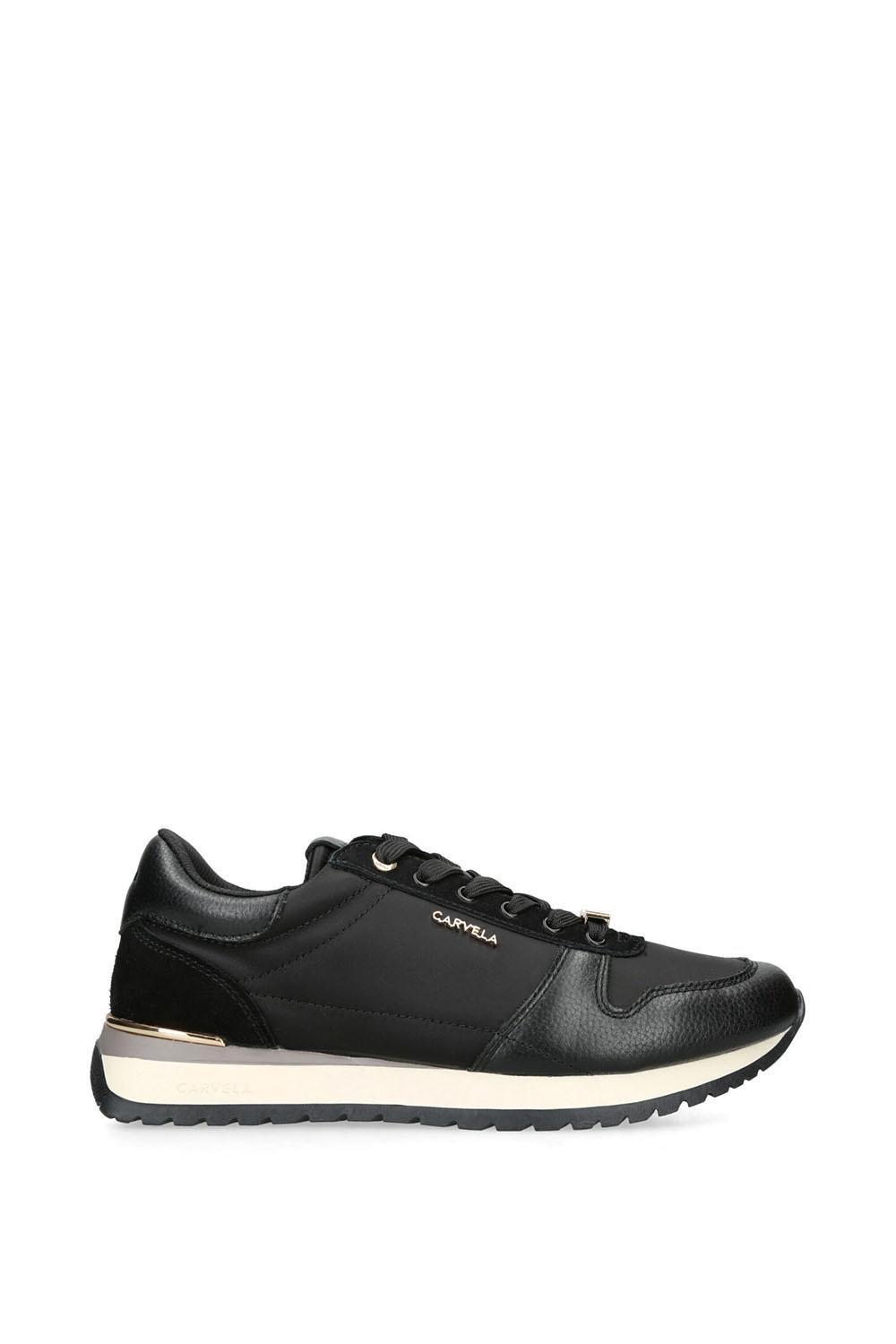 

Кроссовки из замшевой ткани Track Star Carvela, черный