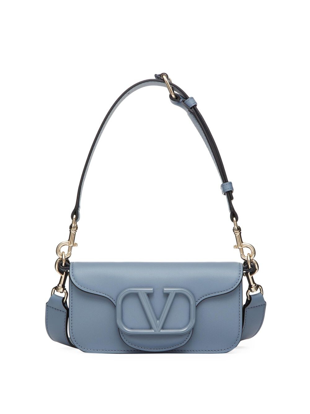 

Сумка через плечо Mini Locò из телячьей кожи Valentino Garavani, синий
