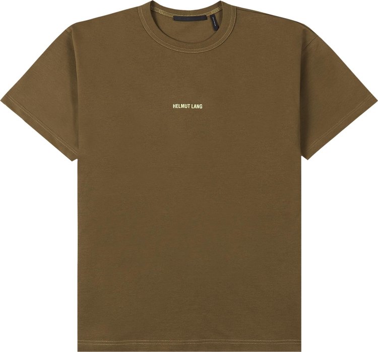 

Футболка Helmut Lang Box Logo 'Olive Green', зеленый