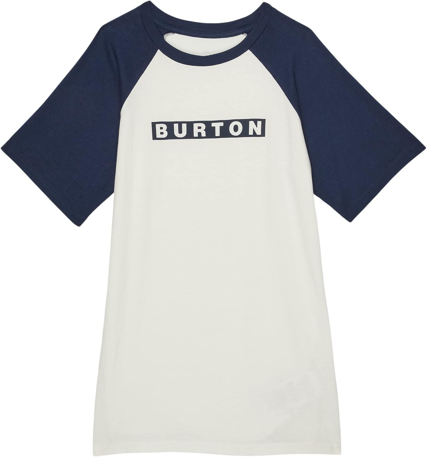 Футболка Vault с короткими рукавами (маленькие дети/большие дети) Burton, цвет Stout White/Dress Blue цена и фото