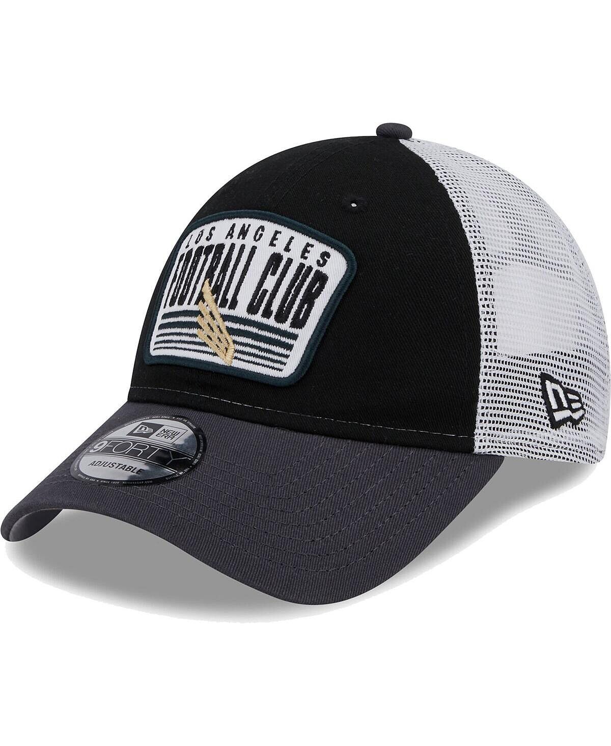 

Мужская черная, угольная кепка LAFC Patch 9FORTY Trucker Snapback New Era