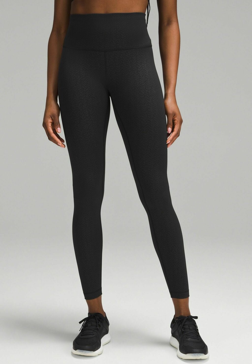 

Леггинсы WUNDER TRAIN lululemon, цвет distressed twill emboss black