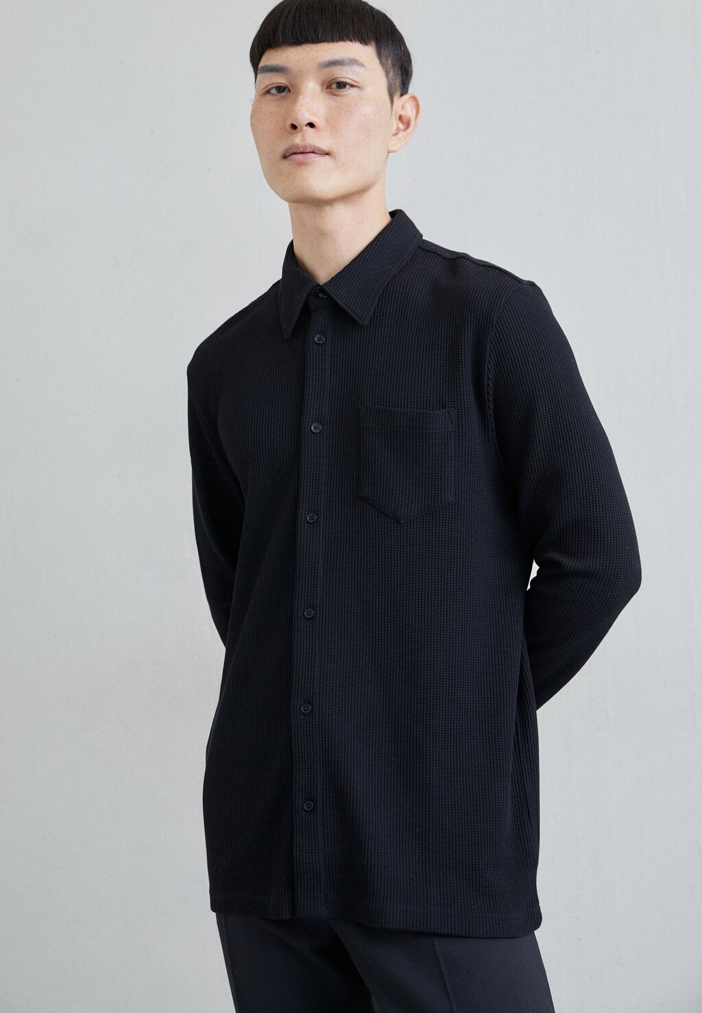 

Рубашка ВАФЕЛЬНАЯ РУБАШКА Filippa K, черный