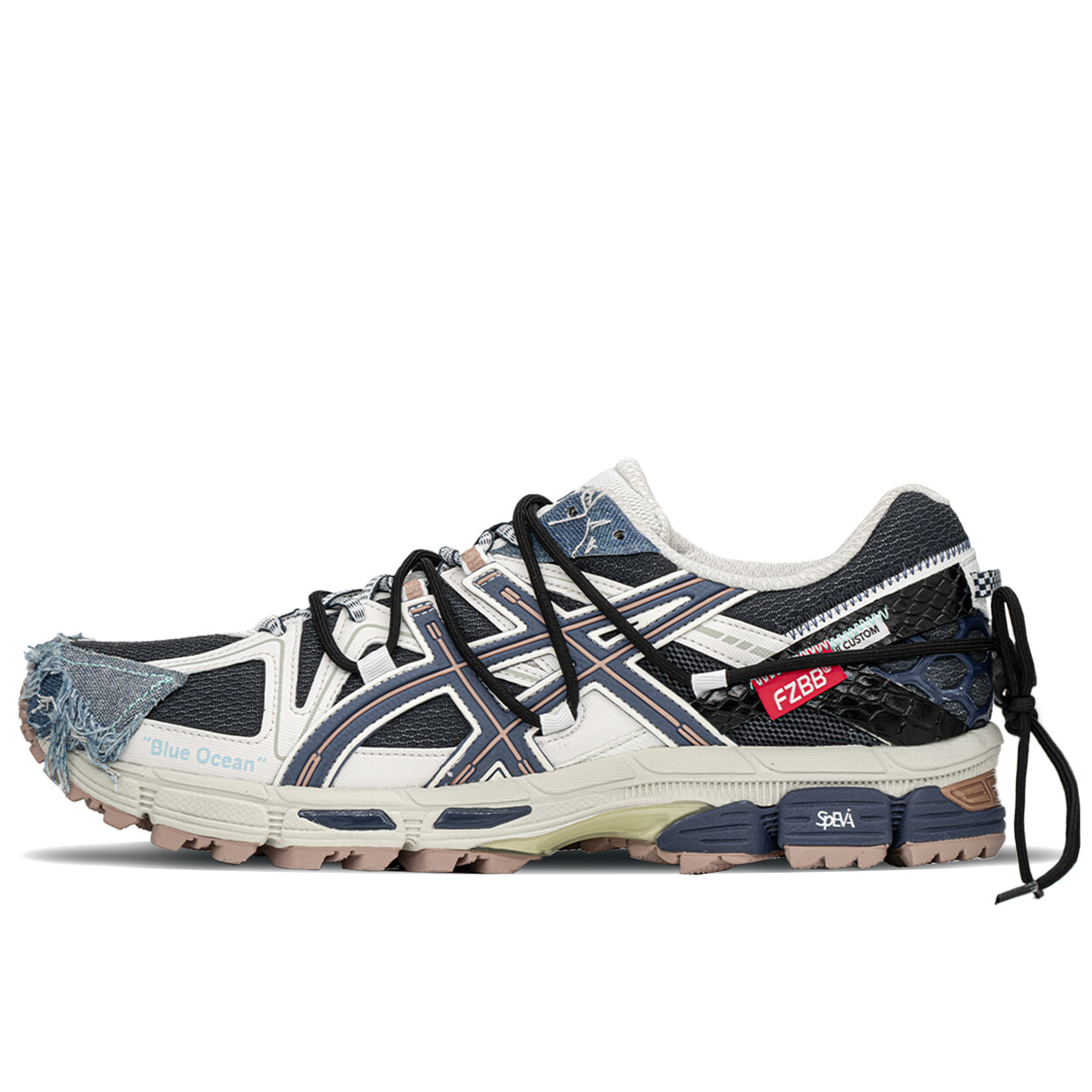 

Кроссовки мужские Gel-Kahana 8 с низким верхом, черные/синие Asics