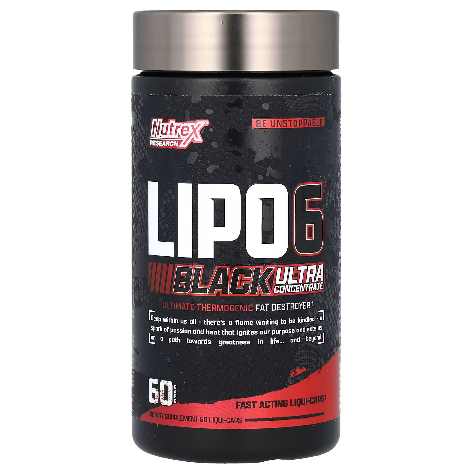 Пищевая добавка Nutrex Research LIPO-6 Black Ultra Concentrate, 60 капсул lipo 6 black ultra concentrate fat destroyer 60cap