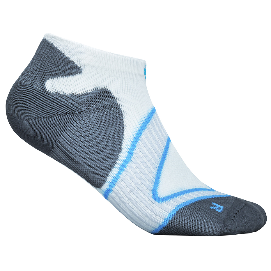 Носки для бега Bauerfeind Sports Run Performance Low Cut Socks, цвет White/Blue