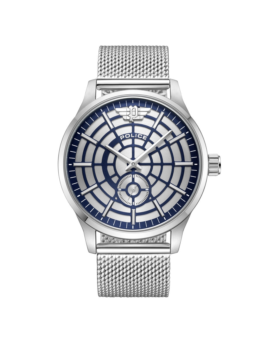 Мужские часы Jet PEWJG0005204 со стальным и серебряным ремешком Police, серебро