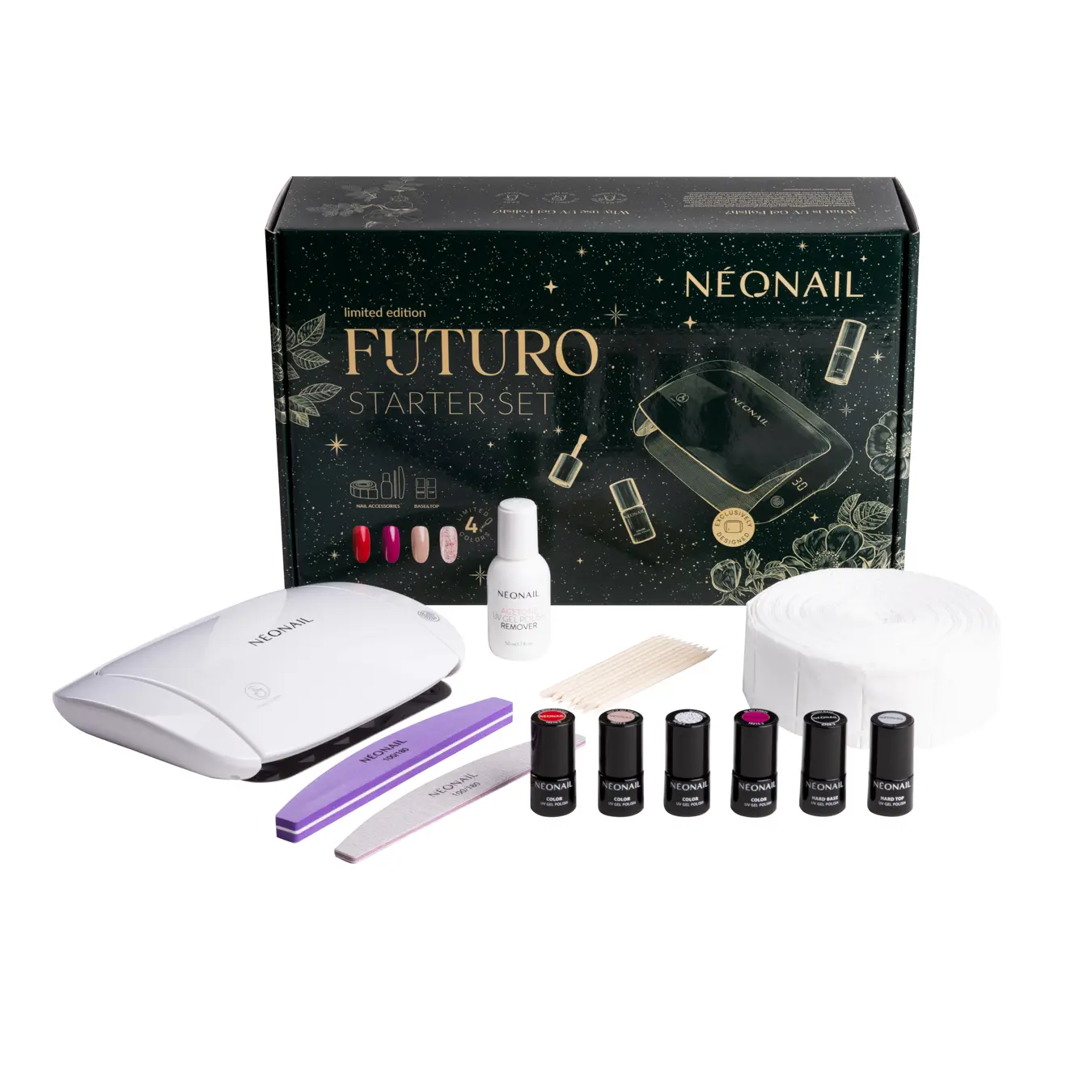 

Набор для укладки ногтей Neonail Futuro Starter, 1 комплект