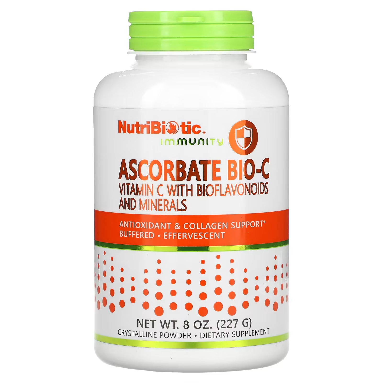NutriBiotic Immunity Ascorbate Bio-C, витамин С с биофлавоноидами и минералами, 8 унций (227 г) nutribiotic immunity аскорбат bio c витамин c с биофлавоноидами и минералами 1 кг 2 2 фунта