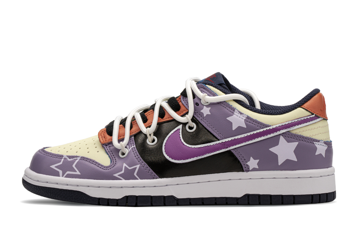 

Кроссовки Nike Dunk Skateboarding Shoes Women's Low-top Purple, фиолетовый