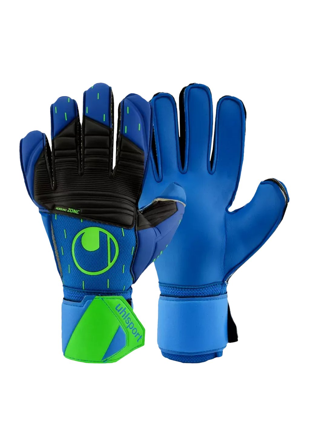 Перчатки вратарские Aquasoft Tw uhlsport, цвет blauschwarz