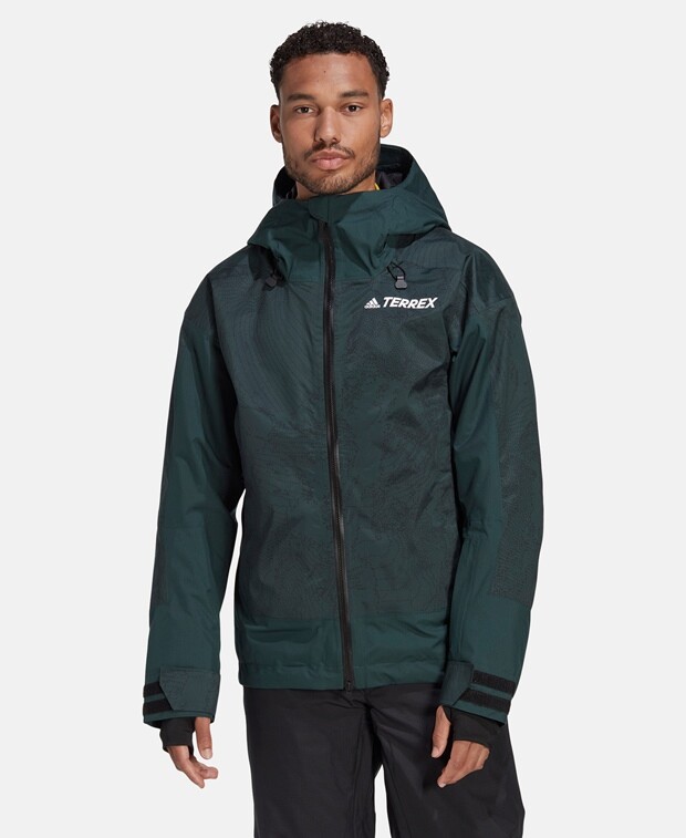 

Лыжная куртка adidas Terrex, темно-зеленый