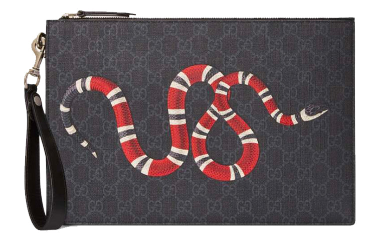 

Сумка Gucci Bestiary Kingsnake, черный / красный / белый