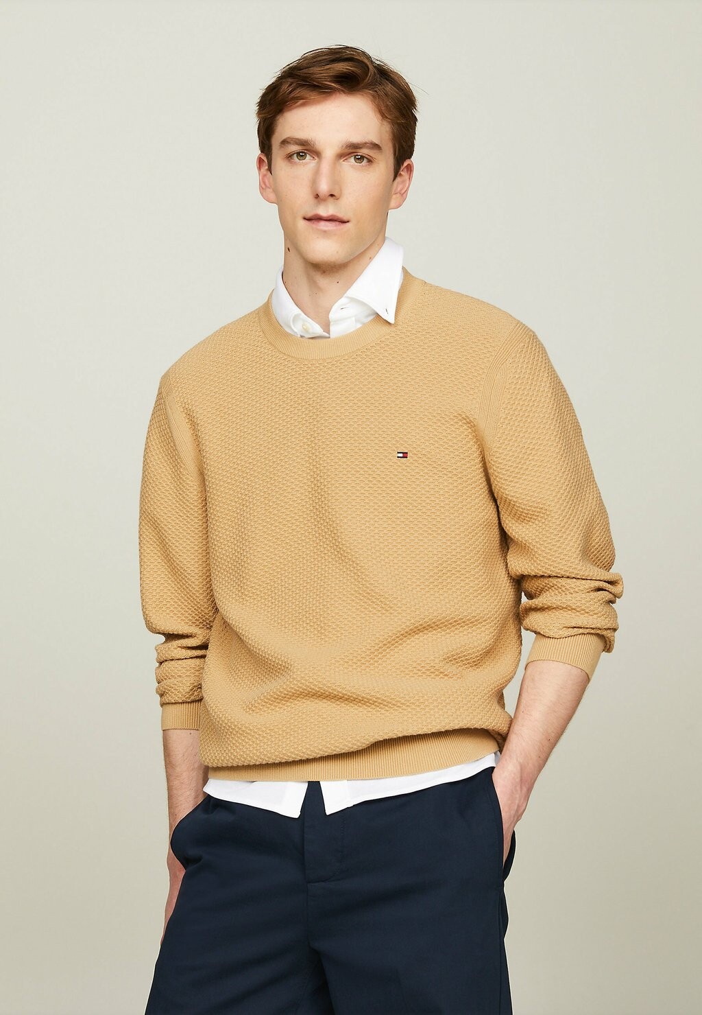 

Свитер Tommy Hilfiger, бежевый