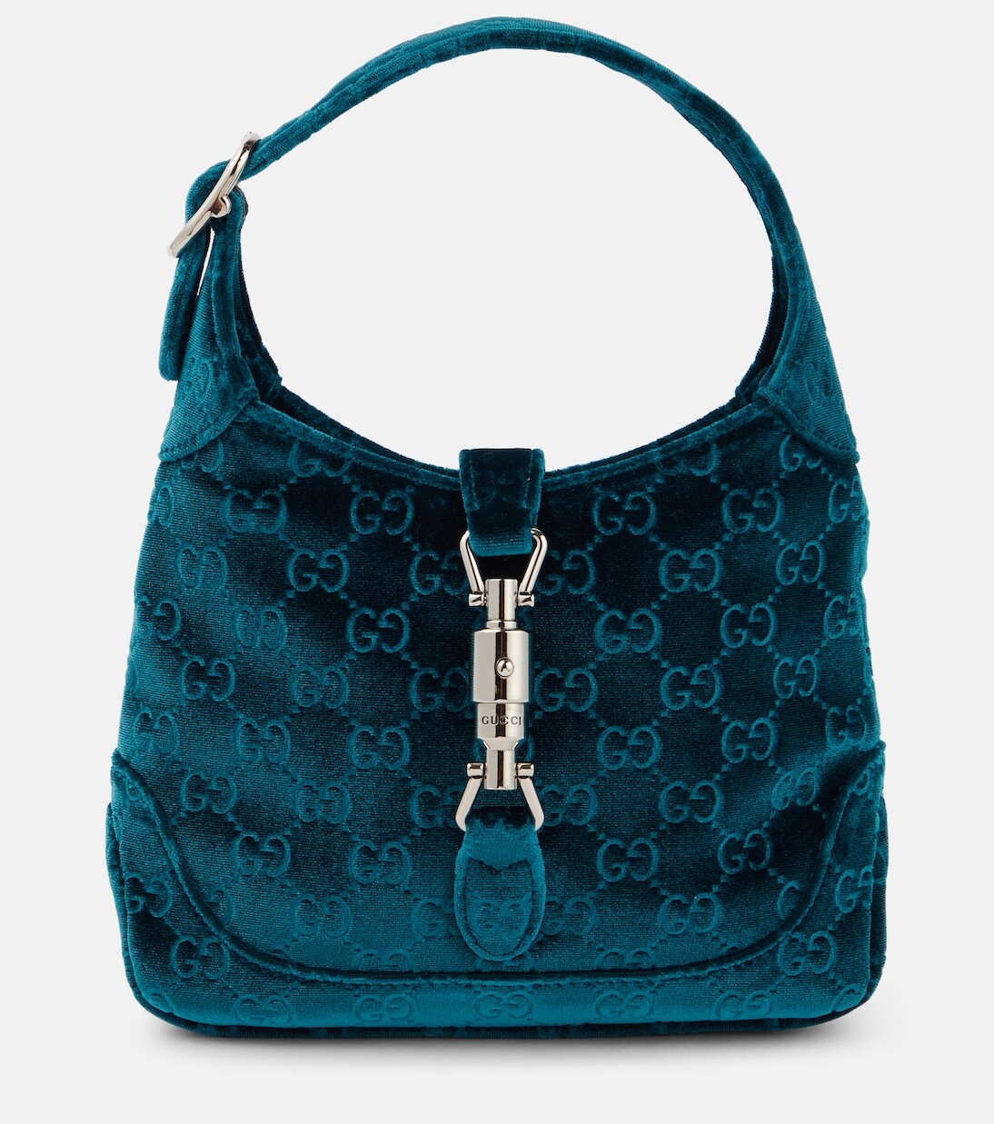 

Jackie 1961 маленькая бархатная сумка на плечо Gucci, синий