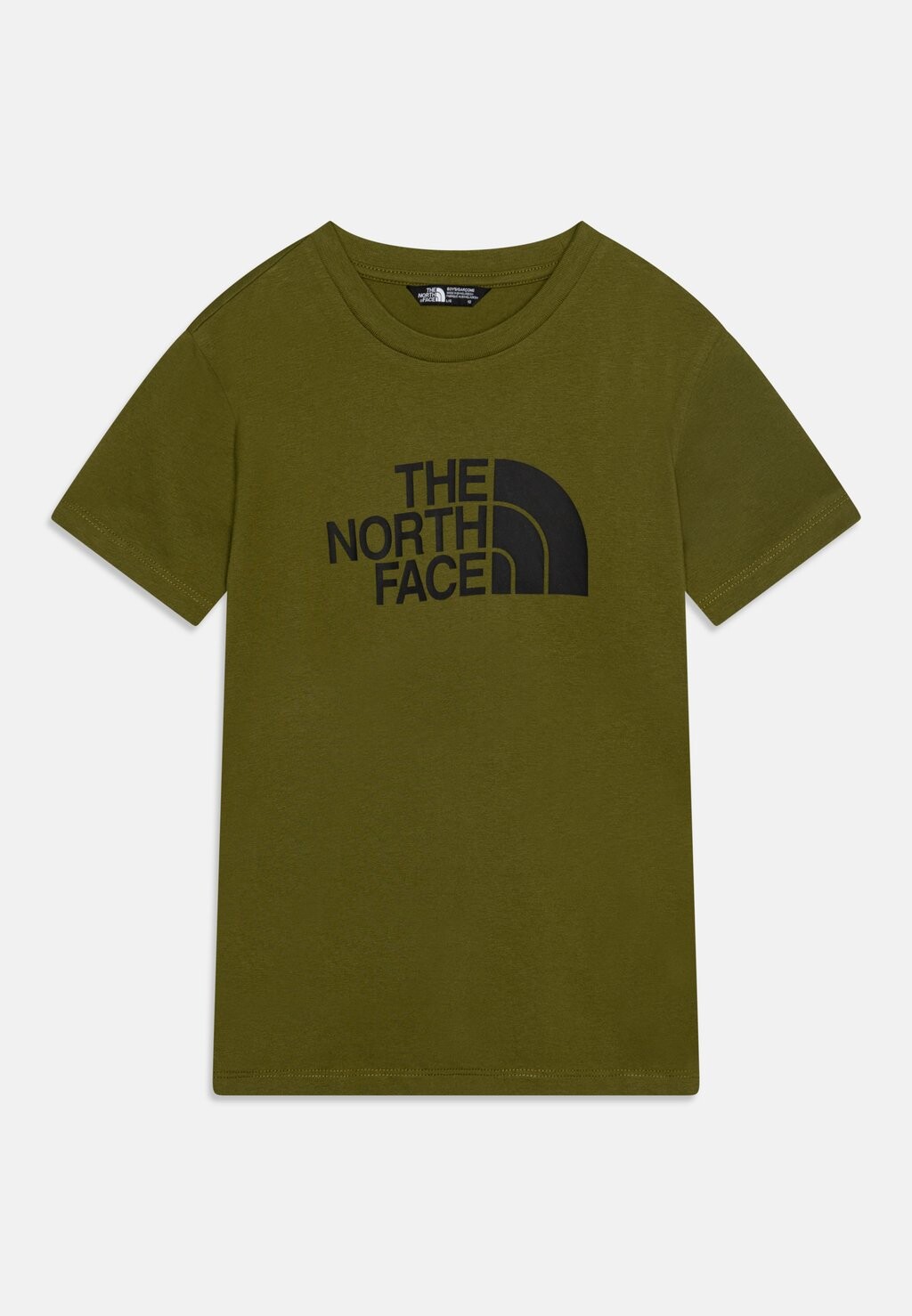 

Футболка с принтом EASY TEE UNISEX The North Face, цвет forest olive