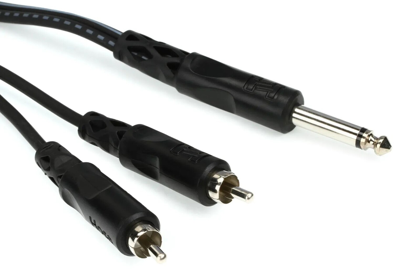 

Кабель Hosa CYR-101 Y — штекер TS 1/4 дюйма на двойной штекер RCA — 3 фута