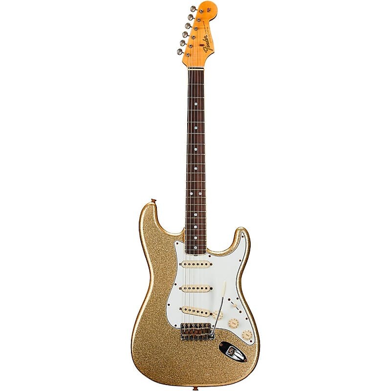 

Электрогитара Fender Custom Shop Limited Edition 65 Stratocaster Journeyman Relic Electric Guitar Aged Gold Sparkle