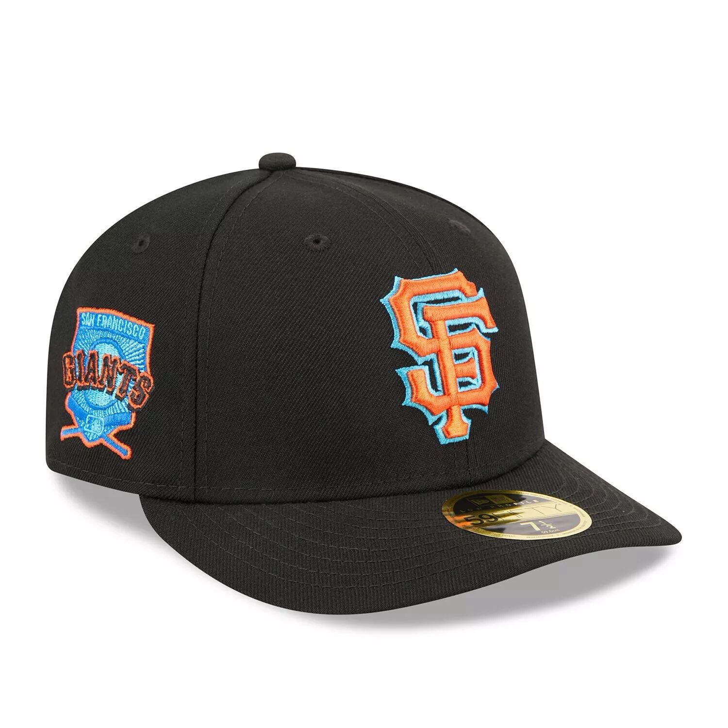 

Мужская облегающая шляпа New Era Black San Francisco Giants 2023 MLB Father's Day Low Profile 59FIFTY