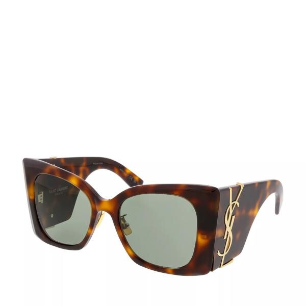 

Солнцезащитные очки sl m119/f blaze havana-green Saint Laurent, коричневый